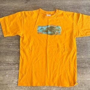 Disney vintage Finding Nemo Crush graphic yellow shirt